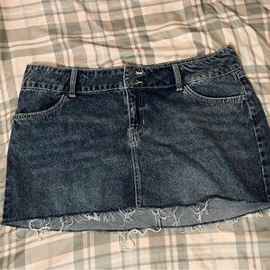 Rewash Denim Mini Skirt